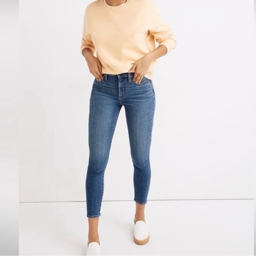 Madewell curvy high-rise skinny crop jeans